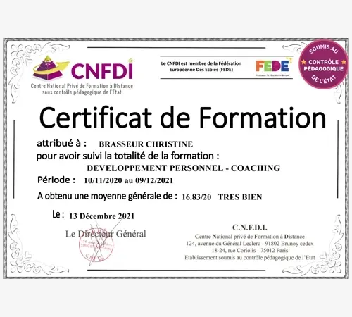 certificat de formation001