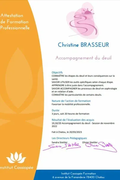 attestion deuil brasseur